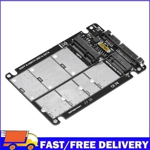 2 in 1 M.2 NGFF MSATA SSD To SATA 3.0 Converter Card Adapter Card for PC Laptop - Afbeelding 1 van 12