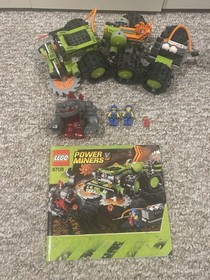 LEGO Power Miners: Cave Crusher (8708) W/ Manual & Minifigures
