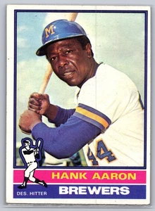 1976 Topps #550 Hank Aaron - Picture 1 of 2