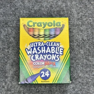 Crayola Ultra Clean Washable Color Max Crayons, Standard Size, Set of 24, NEW! - Picture 1 of 4