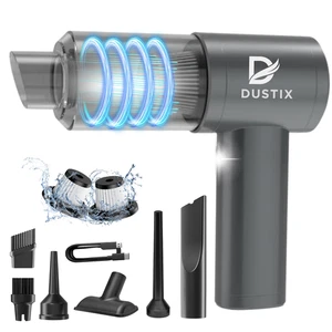Dustix Handheld Car Vacuum Cleaner Cordless, Powerful 10000PA Dual Gear Suction - Picture 1 of 6