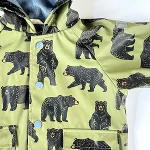 Hatley Bears Regenmantel 12-18m Monate. Seltenes Muster Rarität süßer Jungen Mädchen Regenmantel - Bild 1 von 16