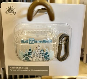 Estuche Apple AirPod Pro para Apple Árboles de Abeto de Nieve Castillo Disney World Vacaciones Parques Disney - Imagen 1 de 1