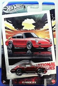 2025 Hot Wheels Silver Series National Icons 67 Porsche 911 R CHASE W/Protector - Picture 1 of 1