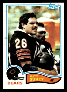 Matt Suhey 1982 Topps Rookie Card #305 Chicago Bears - Bild 1 von 2