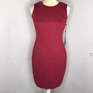 Vestido Adrianna Pappel Mujer Sin Mangas Rojo Talla 10P Nuevo - Imagen 1 de 12