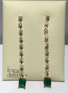 Le Monde des Bijoux Orecchini in argento con Pietre Verdi-Gioielleria Ottaviani - Imagen 1 de 5