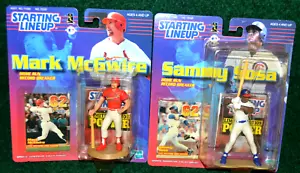 Chicago Cubs Sammy Sosa St. Louis Cardinals Mark McGwire Homerun Record Figures - Picture 1 of 7