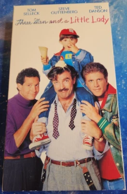 Three Men And A Little Lady VHS VCR Video Tape Movie Tom Selleck Foto 1 de 4