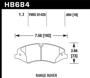 Hawk Performance HB684Y.694 LTS Disc Brake Pad