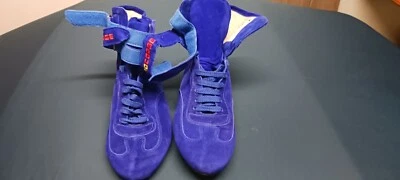 Scarpe racing MOMOcorse con nomex fibra aramidica inifuga tg.46 azzurre mai usat - Immagine 1 di 4