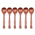  6 Pcs Mixing Spoon Wood Soup Spoons? Cocktail Stirring Wooden