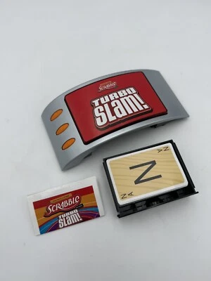 Scrabble Turbo Slam Electronic Hasbro Card Game Family Fun Sound Tested Works - Image 1 of 4