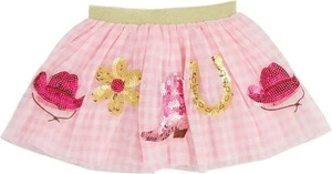 Mud Pie Children's Gingham Western Tutu; 12-2T,Skirts & Skorts - Picture 1 of 1