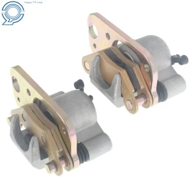 For Polaris Trail Blazer 400 250 Front Brake Calipers & Pads Trail Boss 330 334 - Image 1 of 4