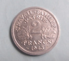 Superbe 2 Francs Alu 1943 Gardé Son Brillant Frappe