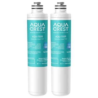 AQUA CREST Drinking Water Filter,replacement for Culligan 750R Level 1, 2 Packs - Image 1 of 4
