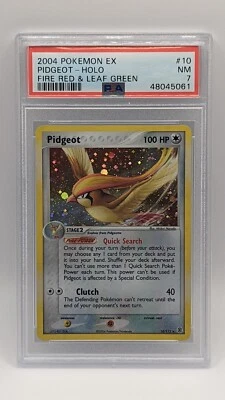 2004 Pokemon EX Fire Red & Leaf Green Pidgeot Holo 10/112 PSA 7 NM! - Image 1 of 2