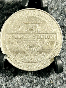 Vintage Palace Station $1 Casino Gaming Slot Token, Las Vegas NV - Picture 1 of 2