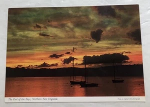 The End Of The Day, New England settentrionale. Cartolina (K2) - Foto 1 di 2