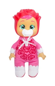 Cry Babies - Tiny Cuddles Happy Flower Rose 9" Baby Doll with Rose Flower The... - Picture 1 of 6