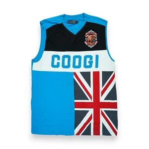 Nueva sin etiquetas Camiseta Coogi Australia Para Hombre XL Multicolor Sin Mangas ~ Bordada y Parche - Imagen 1 de 7