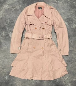 Vintage Jean Paul Gaultier trench coat with belt pink size 42 - Picture 1 of 13