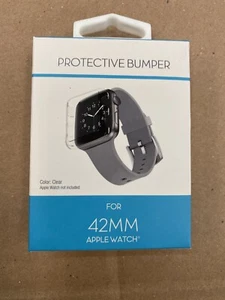 WITHit Protective Bumper for APPLE WATCH 42mm Series 3, 2 & 1 - Clear NEW - Picture 1 of 3
