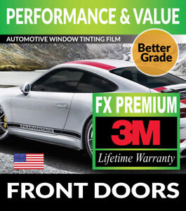 PRECUT FRONT DOORS TINT W/ 3M FX-PREMIUM FOR TOYOTA TACOMA ACCESS 16-21