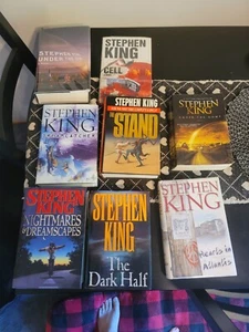 7 Stephen King Hardcover 1 Soft Book Lot  - Cell, Dark, Hearts, Dreamcatcher + 4 - Picture 1 of 18