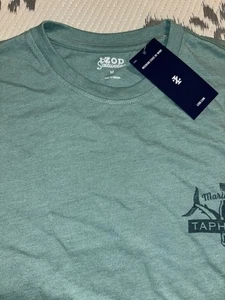 Izod Saltwater Mens Medium Graphic Relaxed Long Sleeve  T-Shirt - Picture 1 of 5