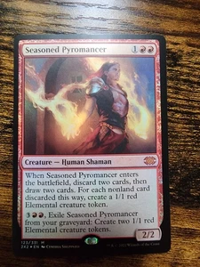 [1x] Seasoned Pyromancer - Foil Near Mint, English Double Masters 2022 MTG Magic - Picture 1 of 1