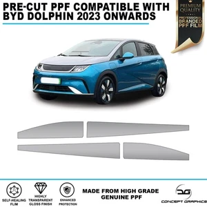 Side Sills Stone Guard PPF Paint Protection Film Compatible With BYD Dolphin - Picture 1 of 3
