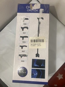 Chaoyi Fold Up Cane Adjustable Height 360 Rotation Crutch #661 Folding Design .. - Picture 1 of 5