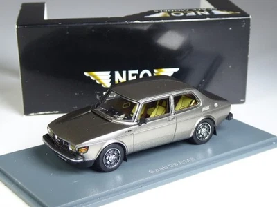(KI-02-41) Neo Scale Models 43015 Saab 99 EMS anthrazit grau in 1:43 in OVP - Bild 1 von 2