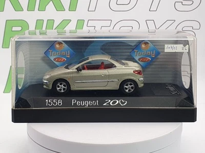 Peugeot 206 cc Solido 1/43 Argento - Immagine 1 di 3