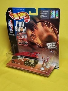 Hot Wheels Pro Show 1998 NBA CHICAGO BULLS Jordan, Pippen & Vehicle MATTEL 🔥F - Picture 1 of 14