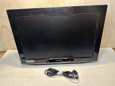 Sharp LC-22DV24U 19" LCD Flatscreen TV & Monitor w/ Built No Remote/Stand - Image 1 of 4