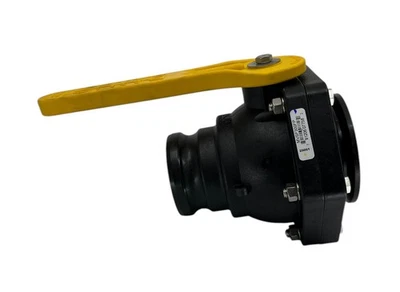 Banjo Full Port Stubby Ball Valve 3" Male Adpt  X 3" Manifold Flange - MVSF300FP - Image 1 of 4