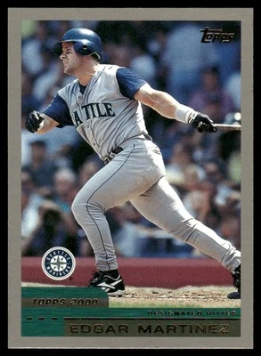 2000 Topps Edgar Martinez Seattle Mariners #89 - Image 1 of 2