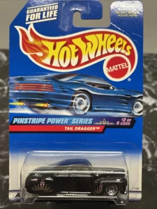 HOT WHEELS 1999 PINSTRIPE POWER SERIES 2 OF 4 - TAIL DRAGGER BLACK - Picture 1 of 1