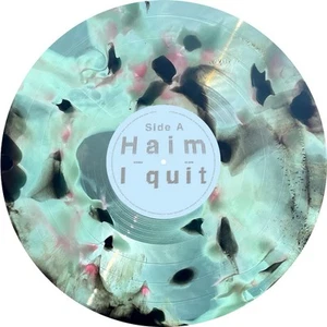 HAIM I QUIT 2LP Double Sea Glass LE 3000 Blood Records Presale - Picture 1 of 1