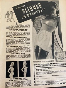 Ward Green Girdles, Full Page Vintage Print Ad, a - Picture 1 of 1