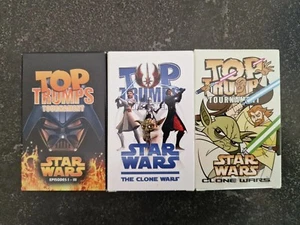 3x Brand New Packs Of STAR WARS Top Trumps. Long Trips, Holidays, Just Good Fun. - Picture 1 of 5