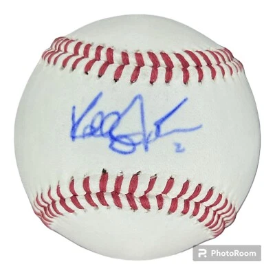 Autógrafo firmado por Kelly Johnson Oficial Liga Profesional de Béisbol Certificado de Autenticidad Braves Foto 1 de 2