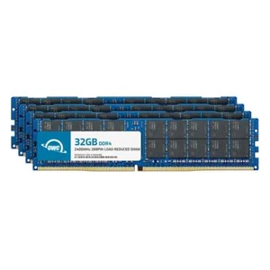 OWC 128GB (4x32GB) DDR4 2400MHz 4Rx4 ECC Load Reduced LRDIMM 288pin Memory RAM - Picture 1 of 7