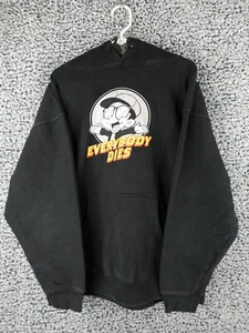 Logic Concert Hoodie Mens Medium Black Everybody Dies Concert Tour Rap Hip Hop - Picture 1 of 12
