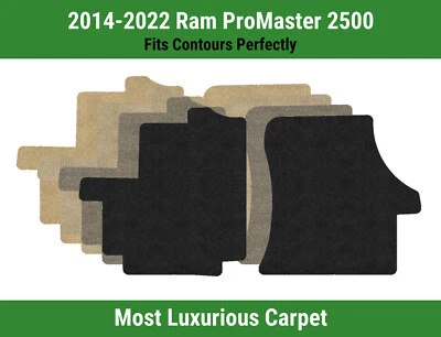 Tapetes carpetes Lloyd Luxe primeira fila para 2014-2022 Ram ProMaster 2500  - Imagem 1 de 4