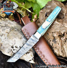 Csfif Custom Hand Forged Twist Damascus Tanto Knife Hard Wood Rare Steel Bolster