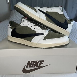 Size 15 - Travis Scott x Air Jordan 1 Retro OG SP Low Reverse Medium Olive